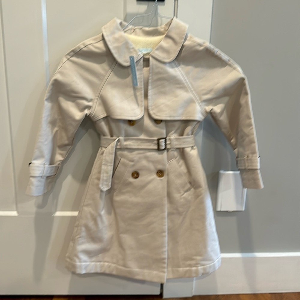 Girls new fleeced lined coat
